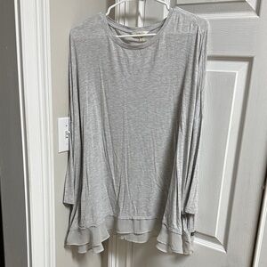 Matilda Jane Heather Gray Long Sleeve Top